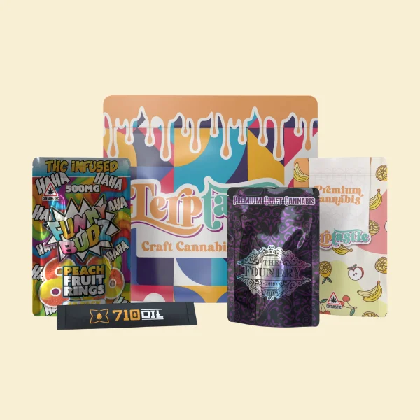 Custom Dispensary Mylar Bags